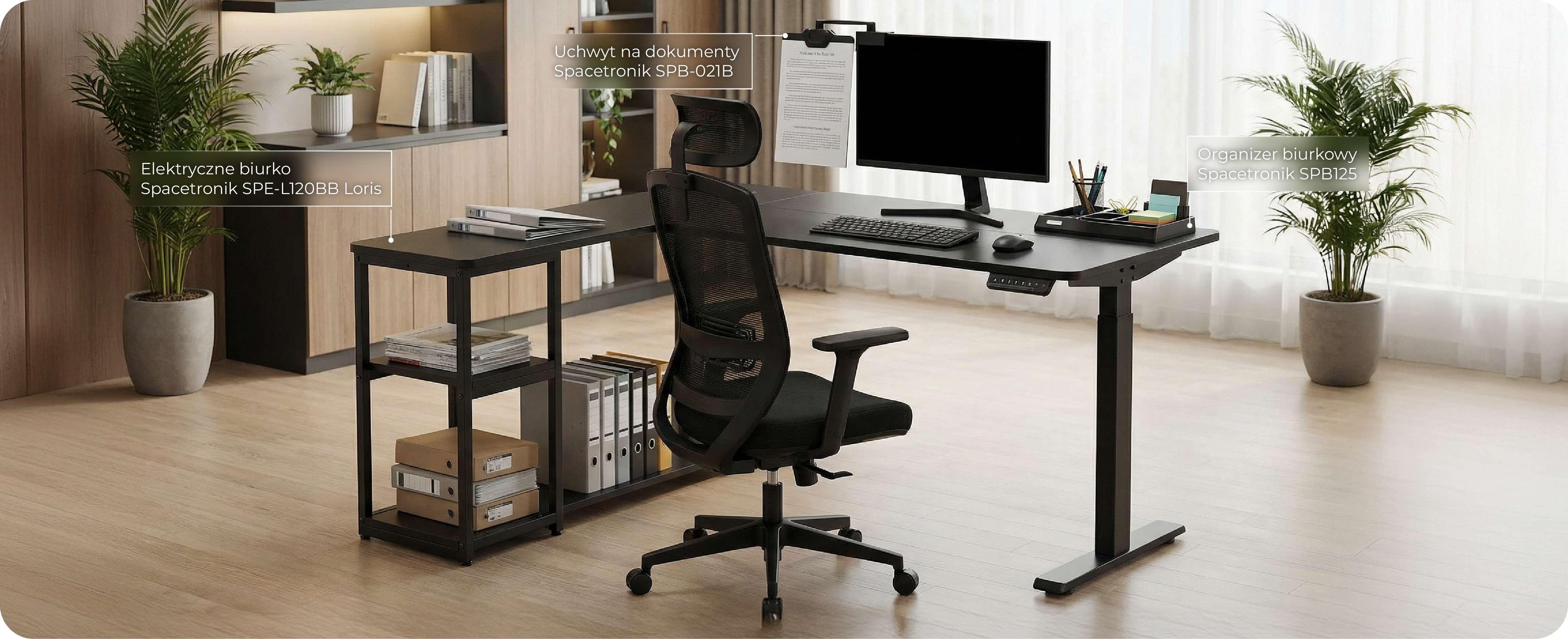 organizacja biurka spacetronik